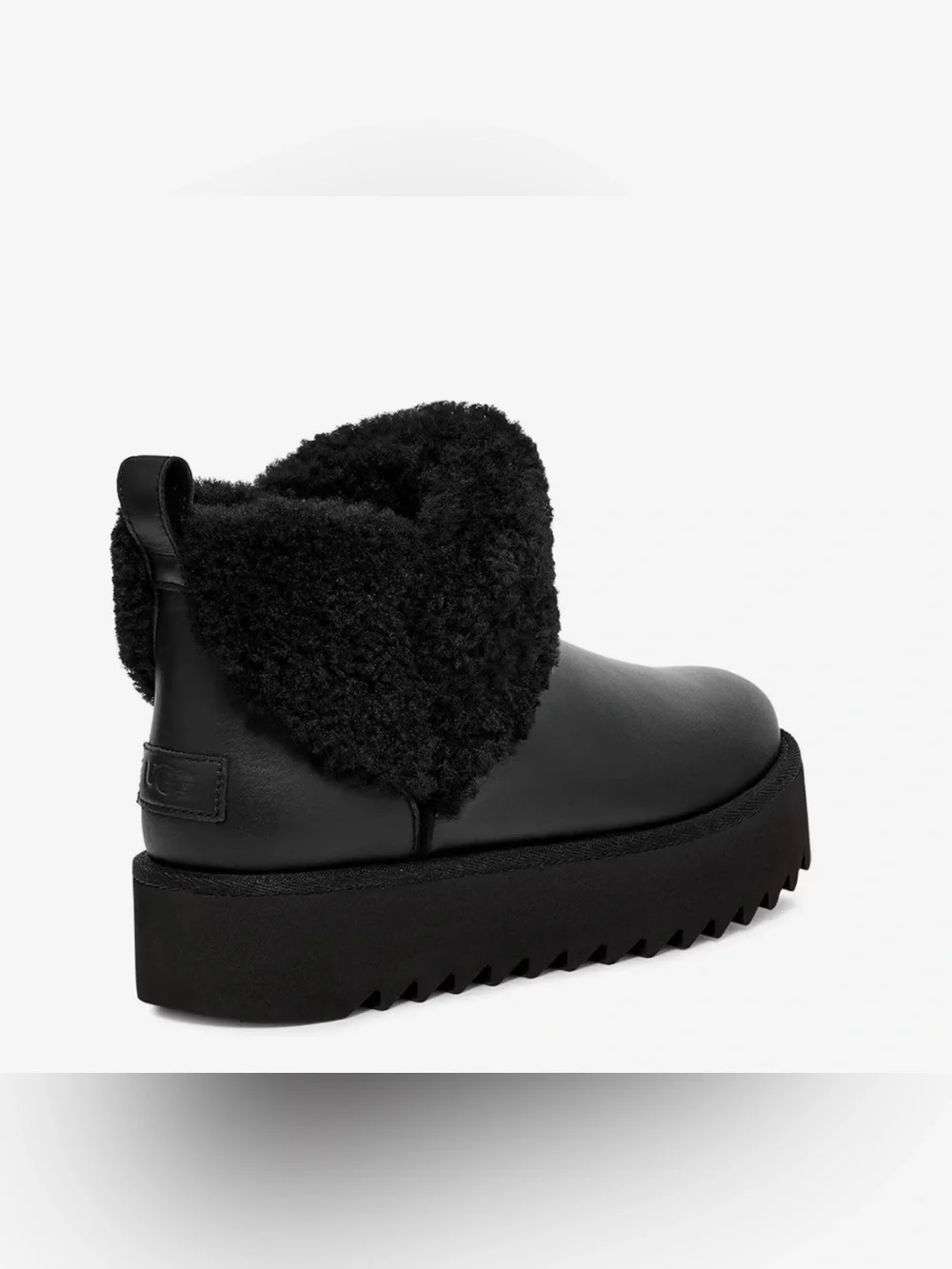 UGG Women's Black Ultra Mini Alina Bootie size 5 NEW /no box